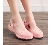 Zuecos de mujer, zapatillas de playa transpirables, sandalias de mujer, zapatos de gelatina, bonitos zapatos de jardín, zuecos para niñas 2024 37