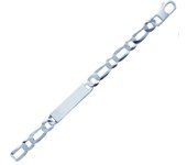 Les Trésors De Lily [I9905] - Pulsera de plata 'Identity' - 22 cm 10 mm plata