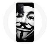 Coque pour Oppo A74 Nous Sommes Légion Masque Anonyme
