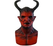 Ikari-Demon Máscara de látex Diablo Realista Broma Presente Espeluznante Regalo de Halloween Juguete como se muestra de