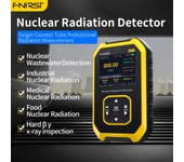 FNIRSI Contador Geiger GC-01 Detector de radiación nuclear Dosímetro personal Probador de radiactividad de rayos X Detector de mármol amarillo