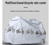 Funda impermeable y antipolvo para motocicletas, bicicletas y coches eléctricos: parasol antirayaduras para bicicletas de montaña. 200CM x 100CM