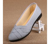 Zapatos planos de talla grande y ligeros de alta calidad a la moda para mujer, zapatos cómodos grises informales para mujer, zapatos transpirables 40
