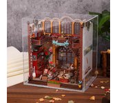 Kit de casa de muñecas Sofiey hecho a mano, juego de muebles en miniatura, instrucciones, estuche a prueba de polvo incluido [Libro mágico]