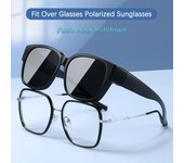 Gafas de sol polarizadas que se ajustan sobre anteojos para hombres y mujeres Gafas para conducir de noche Gafas que se ajustan sobre anteojos recetados Gafas para pescar
