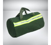 Bolsa de lona para guardar herramientas con banda reflectante, bolsa portátil, multifuncional, impermeable, ancha 37x20cm