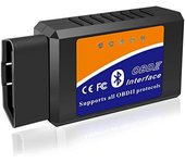Herramienta de diagnóstico Obd2 Bluetooth, lector de código de escáner para Android, Windows, herramienta de diagnóstico de coche, adaptador Obd2 para todos los vehículos con protocolo Obdii 8x5x2cm