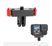 Base magnética de liberación rápida de metal para GoPro Hero 13, adaptador de extensión, soporte para GoPro Hero 13, accesorios negros.
