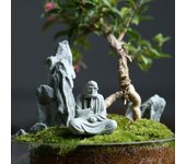 1 pieza de escultura decorativa, El Patriarca del Dharma, muebles, bonsáis, jardines rocosos, mascotas de té, mesas de té, dormitorios, peceras, patios,