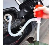 Bomba manual para coche, camión, combustible, aceite, gasolina, diésel, bomba de transferencia, bomba de combustible manual, sifón, bomba de transferencia de agua y combustible, embudo