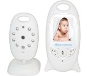VB601 Monitor de audio y video inalámbrico para bebés que duermen con batería recargable Cámara para niñera Pantalla de 2 pulgadas EU Plug