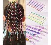 6 unids/lote, diadema de Color arcoíris, banda para el cabello para niñas, bandas elásticas para el cabello