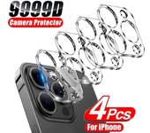 Vidrio templado Protector de cámara para Iphone 15, 14, 13, 12, 11 Pro Max Mini Plus, película protectora de lente para Iphone 15 Pro Max, 4 Uds. iphone 11 puro