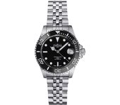 Reloj mecánico automático Ternos Medium Amaranto Swiss Made Plata [Davosa] 166.195.05 para hombre negro