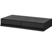Yamazaki Jitsugyo [Producto terminado, solo se requiere instalar el tope] Cajón y mesa deslizante de dos vías para debajo de los electrodomésticos de cocina W80 Negro W80 x