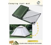 Esterilla de camping para exteriores a prueba de humedad, suministros para picnic grueso, playa, debajo de la tienda, esterilla impermeable, equipo de tela para suelo portátil 150x200cm