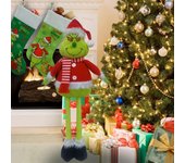 Muñeco telescópico de pie para Navidad, adornos navideños, regalos de Navidad One Size