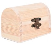 Cofre del Tesoro Vintage de madera, caja de almacenamiento de joyería de madera, armario de cocina A