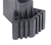 Cubierta para pies de escalera, escalera plegable multifunción, cubierta para pies en forma de abanico, antideslizante
