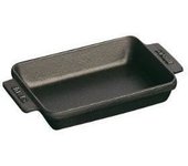 Mini Plat - Staub - 1301423 - Rectangulaire - Fonte - Noir