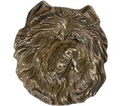 Chow Chow - placa conmemorativa con perro, agradecimiento personalizado, premio, diploma con dedicatoria de la marca Art-Dog marrón