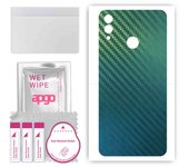 Adhesivo protector trasero apgo compatible con Honor 10 Lite, lámina de vinilo - Patrón Camaleón de Carbono CAKA1