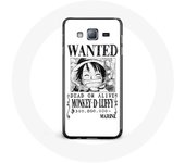 Coque pour Samsung Galaxy A3 One Piece Manga affiche de recherche Blanche