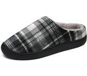 Zapatillas de algodón para hombre de invierno para interior de casa con cachemira cálida que se pueden usar fuera de los zapatos de algodón sucios 40