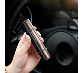 Martillo de seguridad de coche 2 en 1, rompecristales de ventana, cuchilo de cinturón de seguridad de coche, herramienta de Escape de emergencia de aleación negro