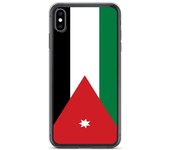 Funda iPhone - Drapeau Jordanie - iPhone XS Max - Souple - Multicolore - Verticale