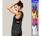 Camiseta deportiva de Yoga para mujer, blusas sin mangas para gimnasio en casa, chaleco para correr, camisetas de entrenamiento para mujer S blanco
