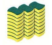 Esponja de limpieza de cocina ecológica, estropajo y esponja antiarañazos, perfecta para vajilla y encimeras, 10 Uds. 10pcs