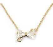 Les Trésors De Lily [L4352] - Collar chapado en oro 'Scarlett' oro blanco - 12x7 mm oro