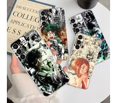 Funda My Hero Academia para Samsung Galaxy S22 S21 FE Note 20 Ultra 10 Plus 8 9 S20 Note10 Lite, funda de teléfono de silicona suave de lujo Samsung Note 20 5G
