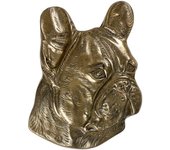 Bulldog Francés, Frenchie I - placa conmemorativa con perro, agradecimiento personalizado, premio, diploma con dedicatoria de la marca Art-Dog marrón
