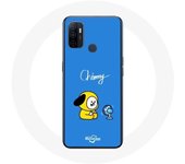 Coque pour Oppo A53 Bangtan BTS BT21 Chimmy Jimin Fond Bleu