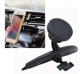 Soporte magnético universal para reproductor de CD de coche con ranura para iPhone iPad Tablet GPS negro