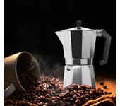 Cafetera italiana de aluminio para café expreso, cafetera de percolador, cafetera moka, cafetera para tragos de café expreso, máquina para café expreso