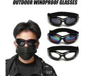 Deportes al Aire Libre Snowboard Moto Ciclismo Gafas de Sol Antipolvo Lente Marco Gafas a Prueba de Viento varios colores