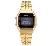 Reloj Casio LA680WGA-1BDF LA680WGA-1B digital cuadrado vintage retro de metal para uso público. LA680WGA-1BDF