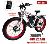 SMLRO-bicicleta eléctrica XDC600 Pro, más vendida, de 21 velocidades, 48V, 2000W, Motor Dual, 22,4ah, bicicleta eléctrica de montaña ancha para ciudad, bicicleta eléctrica de 26 2000W 22.4AH azul