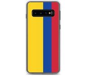Coque Téléphone - Samsung - Galaxy S10 - Drapeau Colombie - Souple - Multicolore