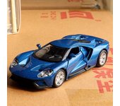 Simulación de coche de metal de 5 pulgadas Exquisito vehículo fundido a presión y de juguete Ford GT Supercar RMZ city 1:36 regalos modelo de aleación para niños