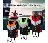 Chaleco salvavidas de neopreno para deportes acuáticos, pesca, kayak, canotaje, seguridad en la natación XL naranja