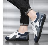 Zapatos de hombre vendedores calientes de verano nuevos zapatos perezosos de un pie zapatos casuales transpirables versátiles para hombres 38