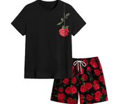 Ropa deportiva de verano de lujo para hombre, camiseta, pantalones cortos, conjunto Retro de 2 piezas, ropa de moda, ropa de calle, patrón de oso, estilo de impresión 3D XL