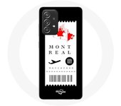 Coque pour Samsung Galaxy A52 Billet d'avion Montréal Canada