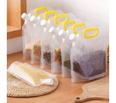 Bolsas de embalaje para alimentos, portátiles, selladas, a prueba de insectos y humedad, para conservar alimentos frescos en la cocina, 5 o 10 unidades