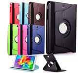 Funda de cuero PU para Samsung Galaxy Tab S de 8,4  , funda para SM-T700 SM-T705 SM-T705C de 8,4 pulgadas, funda con soporte giratorio para tableta de 360 ​​grados verde