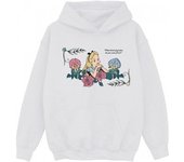 Disney Niñas Alicia En El País De Las Maravillas Qué Tipo De Jardín Sudadera Con Capucha 9-11 Years blanco